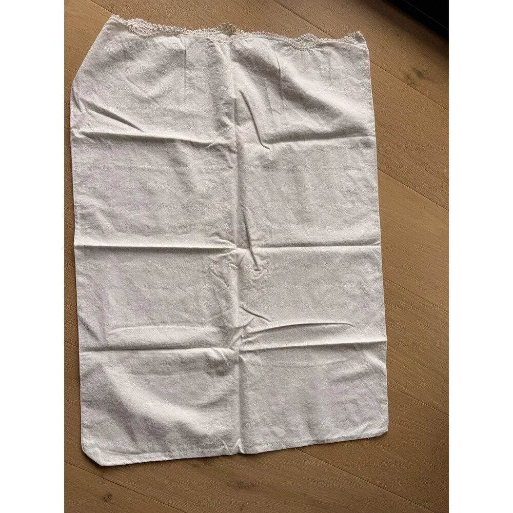 Vintage Handmade Embroidered Standard Pillowcases Lot 3 Floral ￼